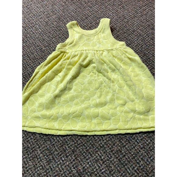 Hanna Andersson Yellow Floral 2T Girls Sleeveless Terry Dress, NWOT - Picture 1 of 7